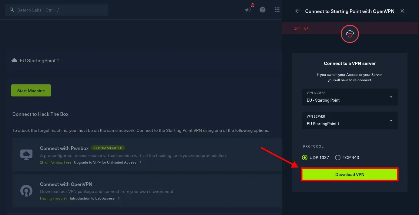 HTB-VPN-Download